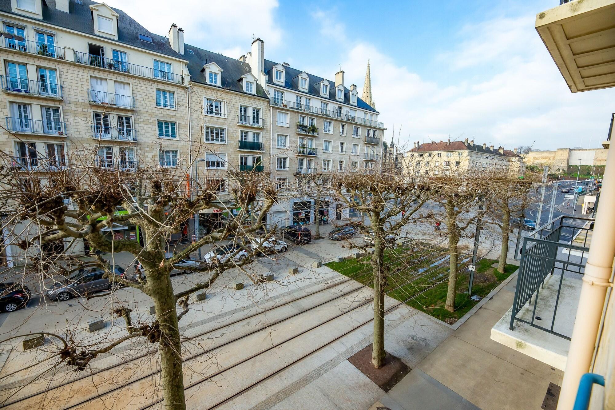 Hotel Du Chateau Caen Exterior foto